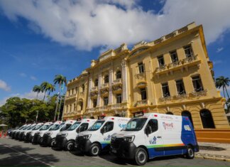 Raquel Lyra promete entregar 40 novas ambulâncias com suporte de UTI móvel, este mês; Petrolina e Salgueiro na lista