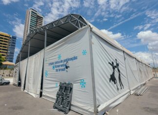 Maior pista itinerante de patinação no gelo do Brasil estreia em Petrolina nesta terça