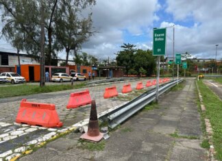 DETRAN-PE retira baliza da prova prática