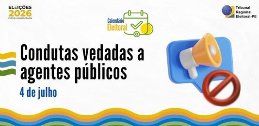 Legislação Eleitoral veda publicidade institucional da Administração Pública, a partir de 4 de julho
