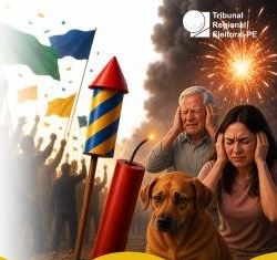 TRE-PE alerta sobre uso de fogos de artifício em atos de campanha